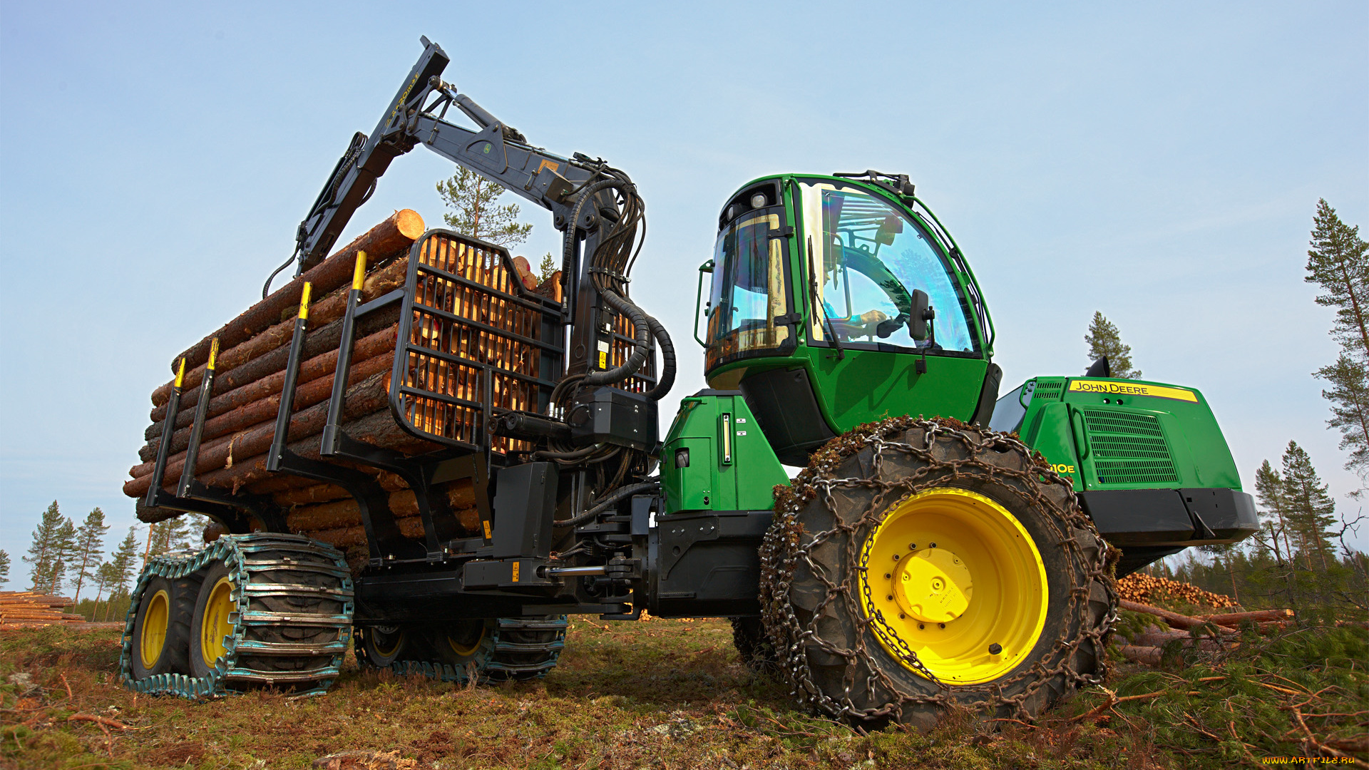 Рукава высокого давления на спецтехнике в лесной промышленности