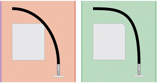 Правила прокладки рукавов высокого давления: горячие предметы и острые поверхности