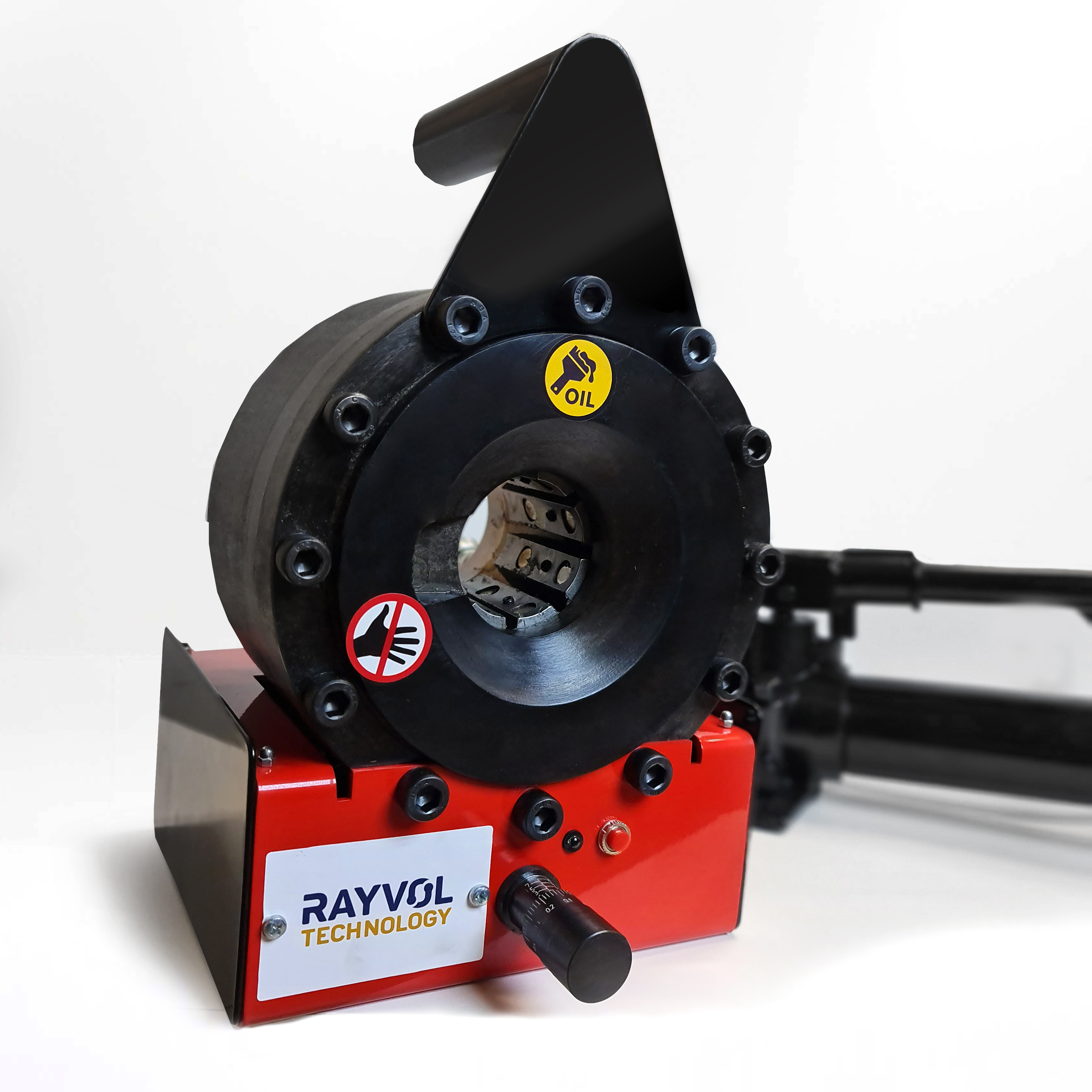 Мобильный ручной обжимной станок РВД до 1 дюйма (25 мм) вид сзади